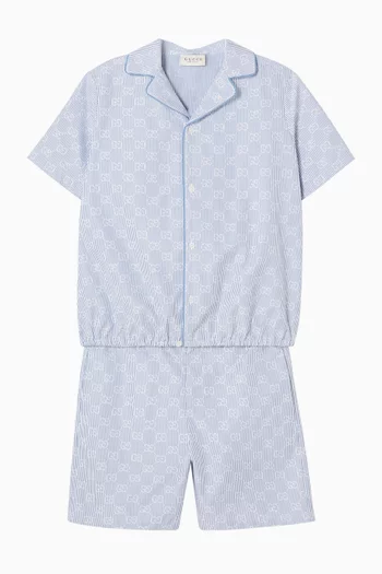 GG Shirt in Cotton Poplin