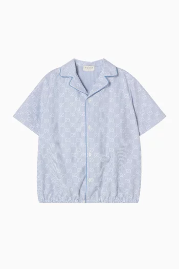 GG Shirt in Cotton Poplin