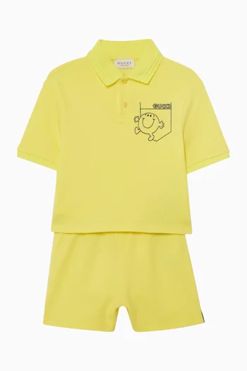 Bermuda Shorts in Cotton-piqué