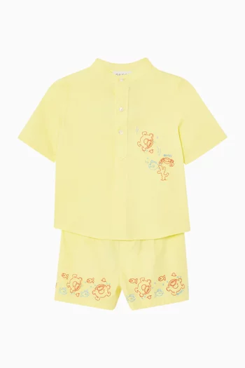 x Mr. Men Little Miss Shirt in Cotton-poplin