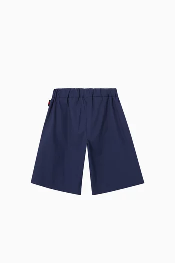 Bermuda Shorts in Cotton Poplin