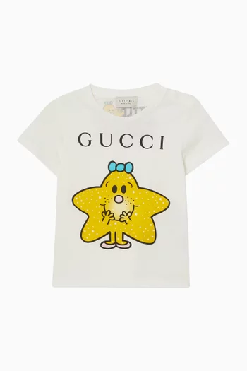 Graphic-print T-shirt in Cotton