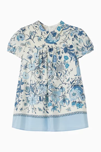 Floral-print Dress