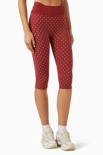 Luxe Balance Ruched Capri Pants