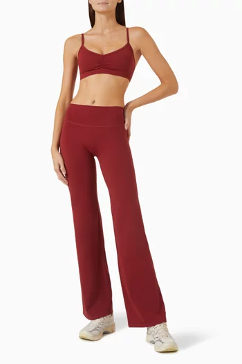 Luxe Balance Ruched Micro Sports Bra