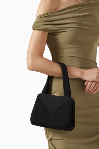 Vintage Top-handle Pouch in Silk Rope