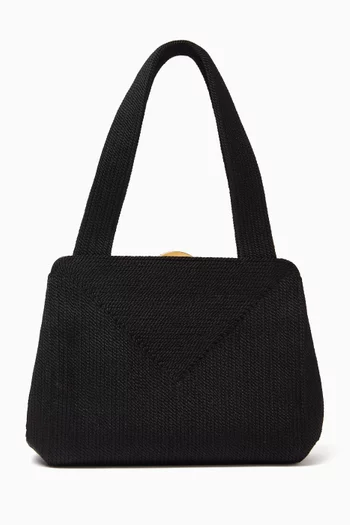 Vintage Top-handle Pouch in Silk Rope