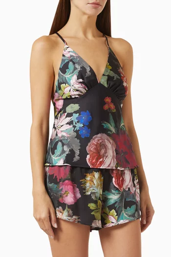 Aurora Short Cami Set in Satin