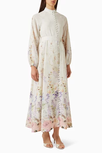 Floral Printed Maxi Dress