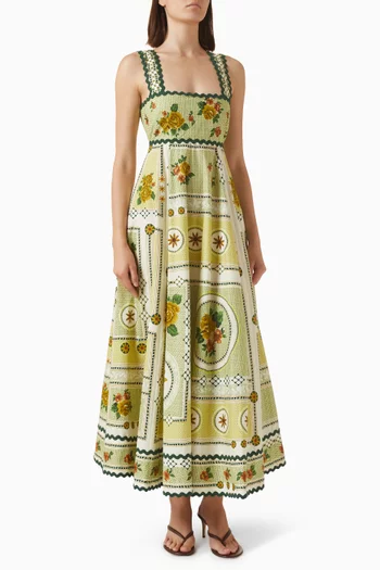Dixie Summer Dress in Cotton-poplin