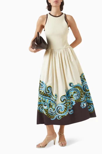 Natalia Tank Midi Dress in Organic Cotton
