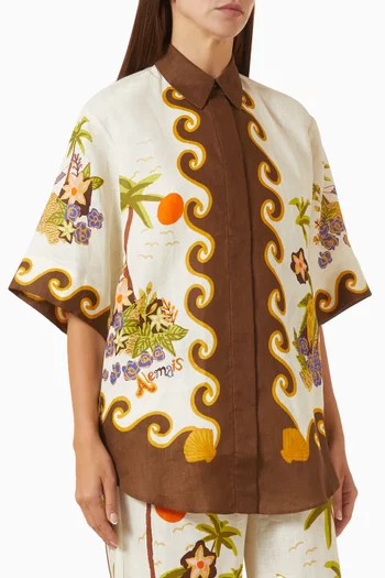 Island Cove Shirt in Linen