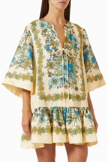 Sophia Mini Tunic Dress in Linen