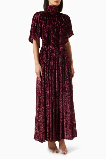 Jimi Burnout Gown in Velvet