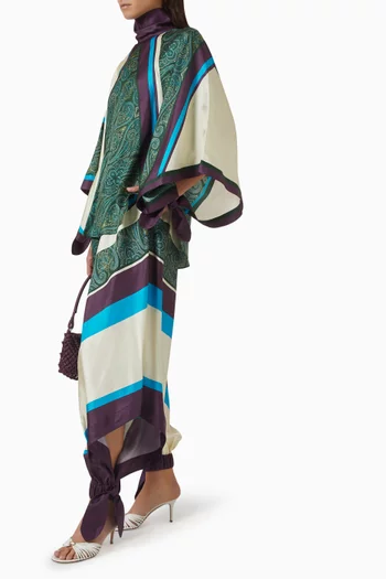 Joni Pants in Silk Twill