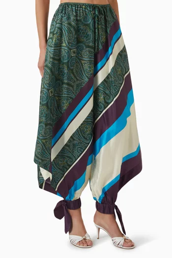 Joni Pants in Silk Twill