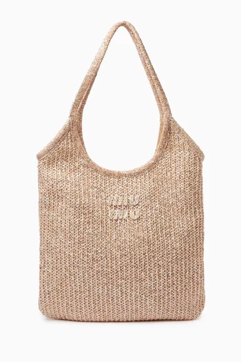 Ivy Sequin Tote Bag in Mesh