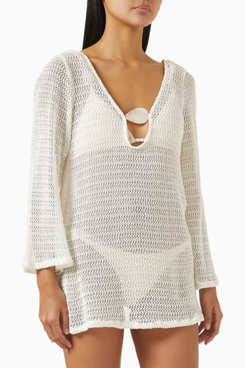 Kika Semi-sheer Mini Dress