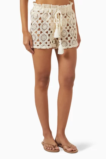 Irene Sheer Knit Shorts