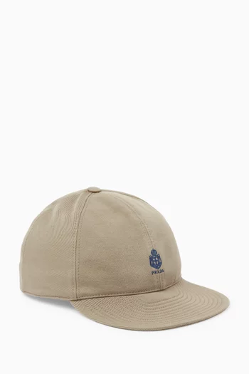 Old Gabardine Baseball Cap in Cotton