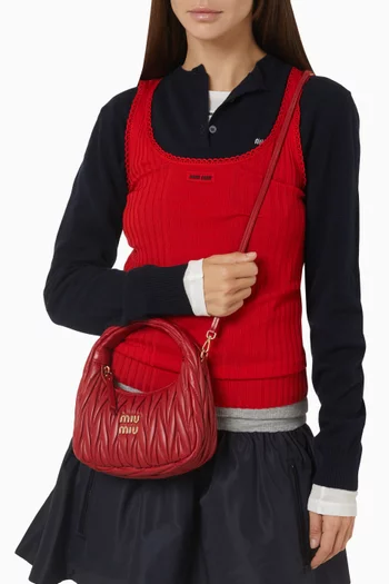 Wander Top-handle Bag in Matelasse Nappa Leather