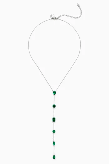 Multi-shape Chain Y Necklace