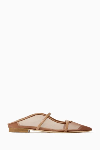 Maureen Flat Mules in Mesh