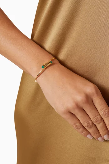 Cleo Agate Bracelet in 18kt Yellow Gold
