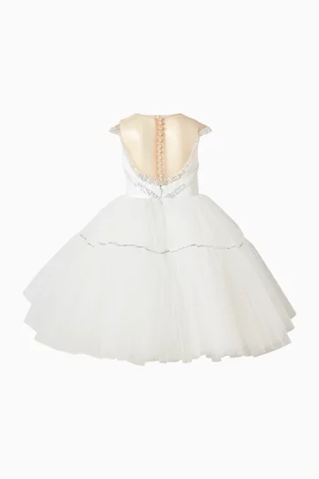 Embellished Bow Dress