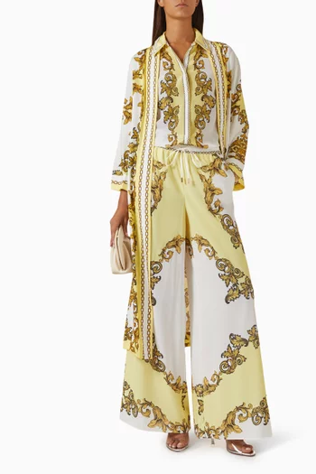 Ojai Wide-leg Pants in Georgette