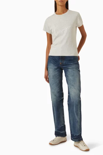 Logo Slim-fit T-shirt in Jersey