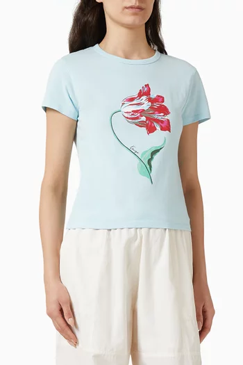 Tulip T-shirt in Cotton