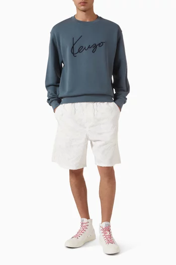 Signature Sweatshirt in Cotton