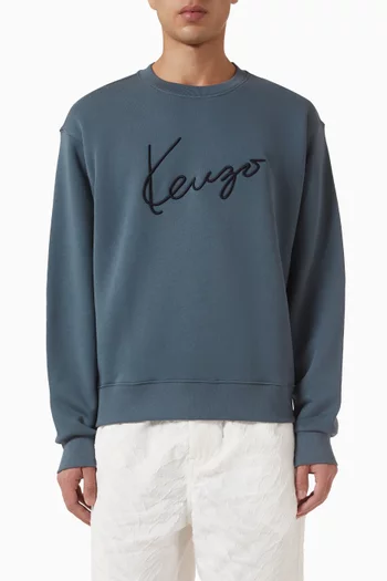 Signature Sweatshirt in Cotton