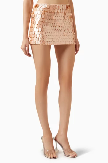 Mace Sequin-embellished Skort