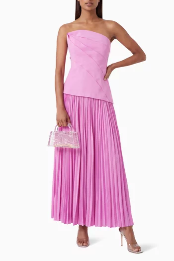 Harden Pleated Maxi Dress