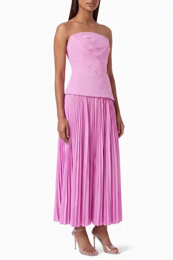 Harden Pleated Maxi Dress