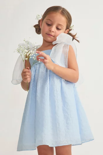 Self-tie Straps Dress