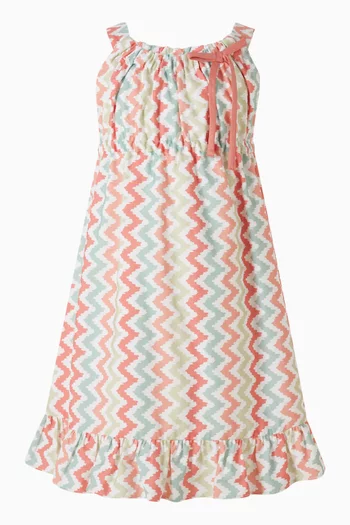Bolero Chevron-print Dress