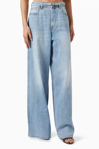 Indra Flared Jeans in Denim