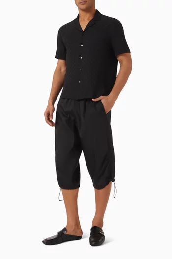 Bermuda Shorts in Technical Silk