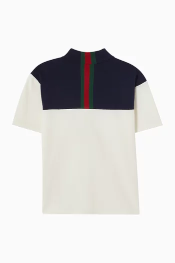 Colour-block Polo Shirt