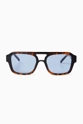 Subzero Bold Square Aviator Sunglasses