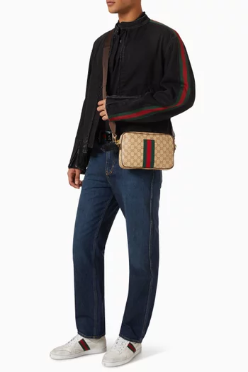 GG Essence Crossbody Bag in Coated Canvas