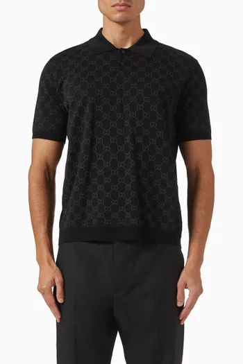 Polo Shirt in Fine Viscose