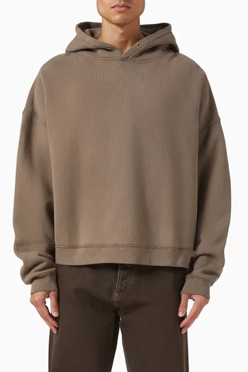 Hood Sweatshirt in Cotton Fleece