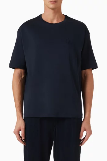 Logo T-shirt in Interlock-cotton