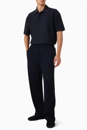 Polo T-shirt in Technical Seersucker