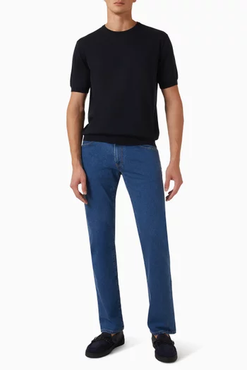 Slim-fit T-shirt in Cotton-silk
