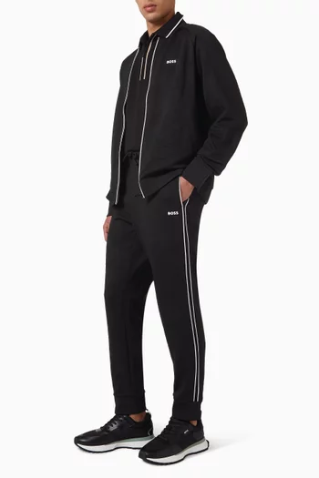 Triangle-jacquard Tracksuit Pants